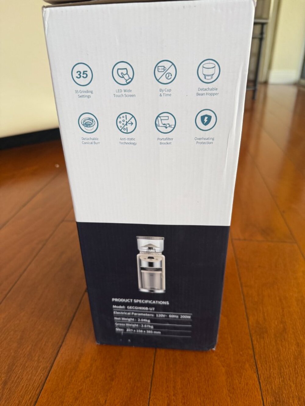 Gevi Burr Coffee Grinder, Adjustable Burr Mill with 35 Precise Grind Settings, - Picture 12 of 13